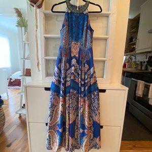 Ranna Gill Boteh Anthropologie Maxi Dress